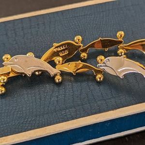 Gold and silver tone bracelet